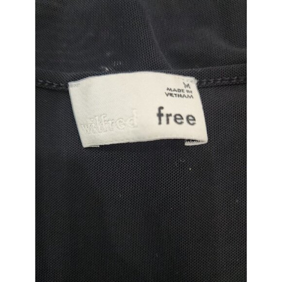 Aritzia top Wilfred Free Black McNally Mesh Raw Hem Tank Women's Medium - Picture 6 of 6